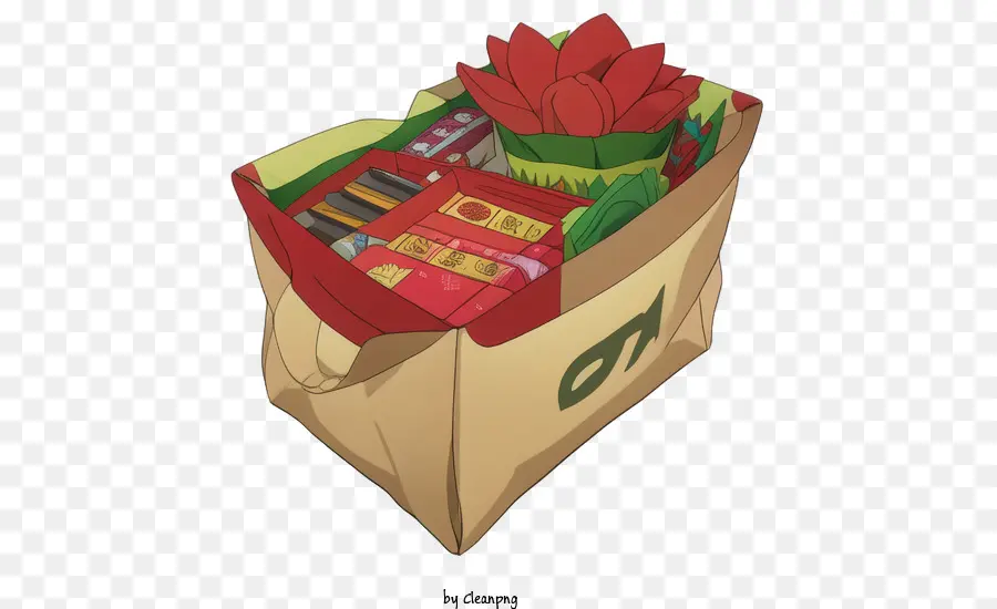 Navidad，Bolsa De Regalo PNG