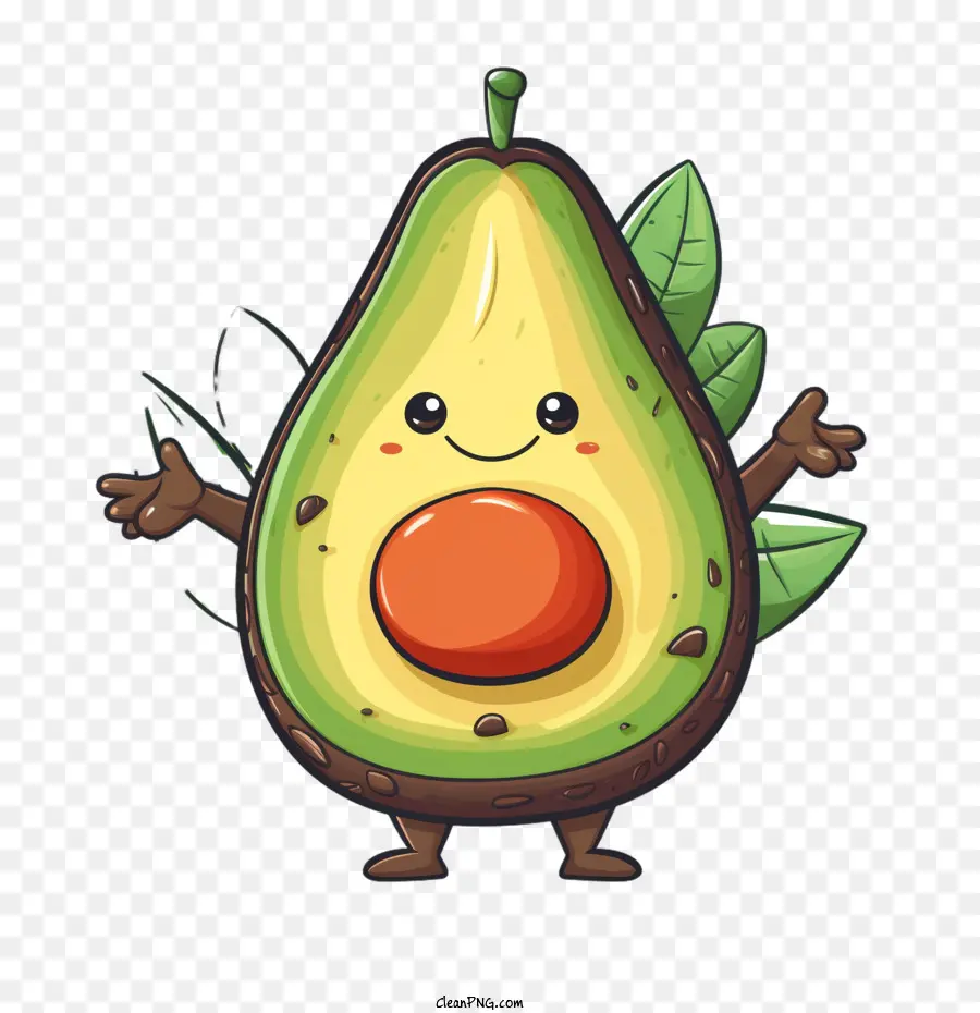 Día Nacional Del Aguacate，Aguacate De Dibujos Animados PNG