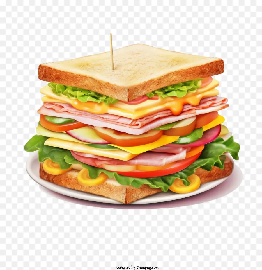 Sándwich，Pan PNG