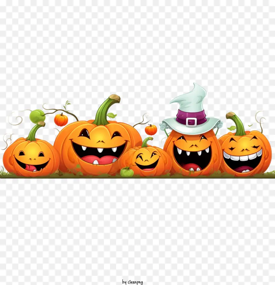 Jack O Linterna，Calabazas De Halloween PNG