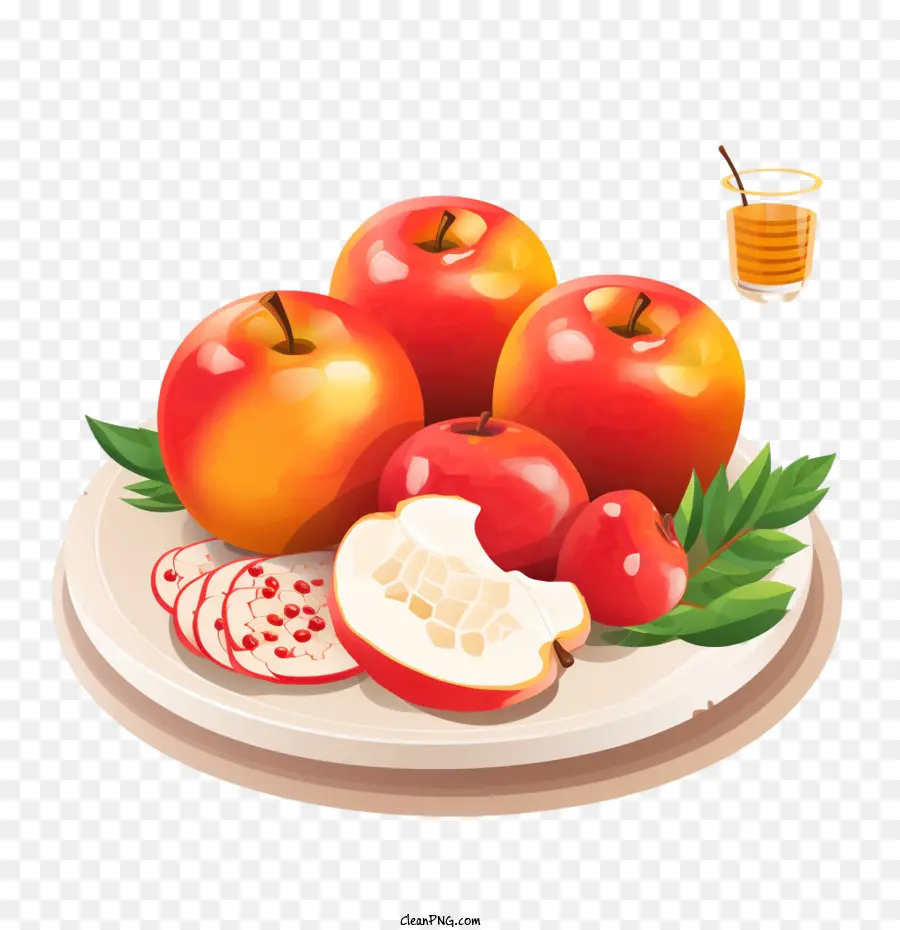 Rosh Hashaná，Manzanas Y Miel PNG