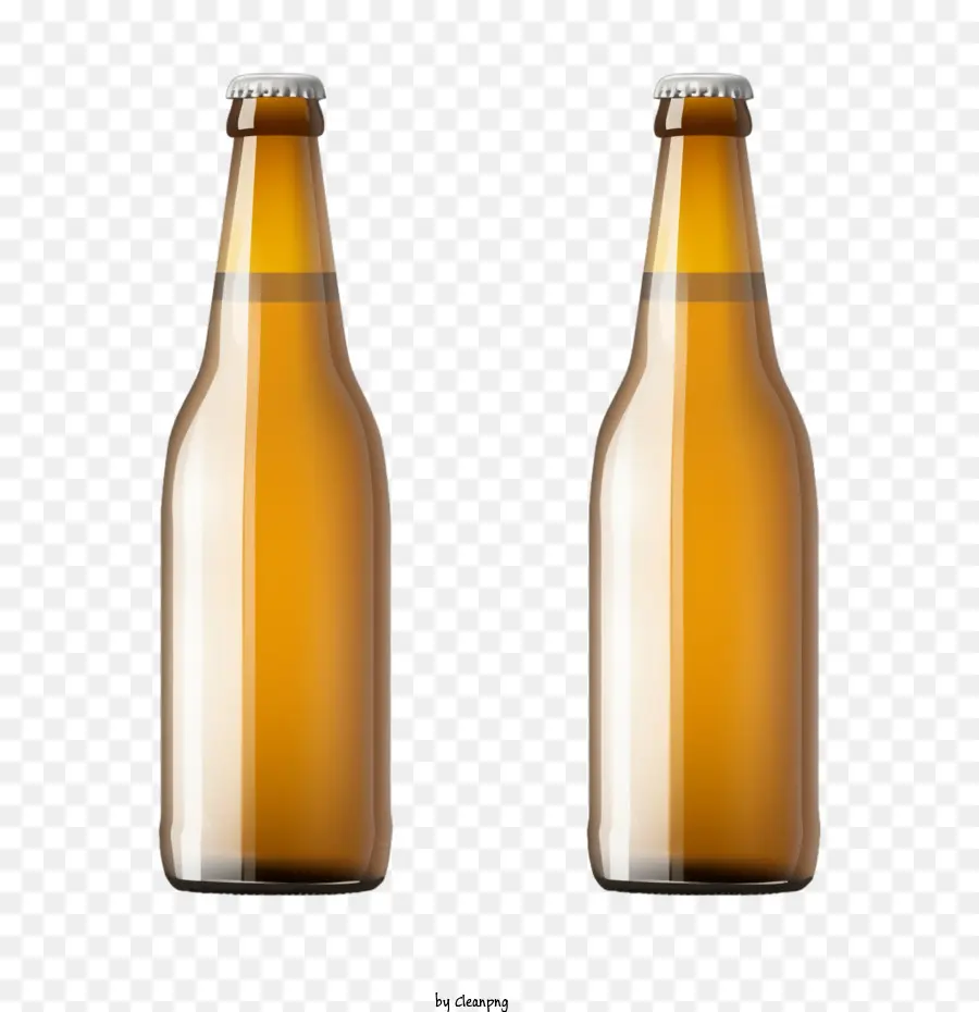 Botella De Cerveza，Cerveza Marrón PNG
