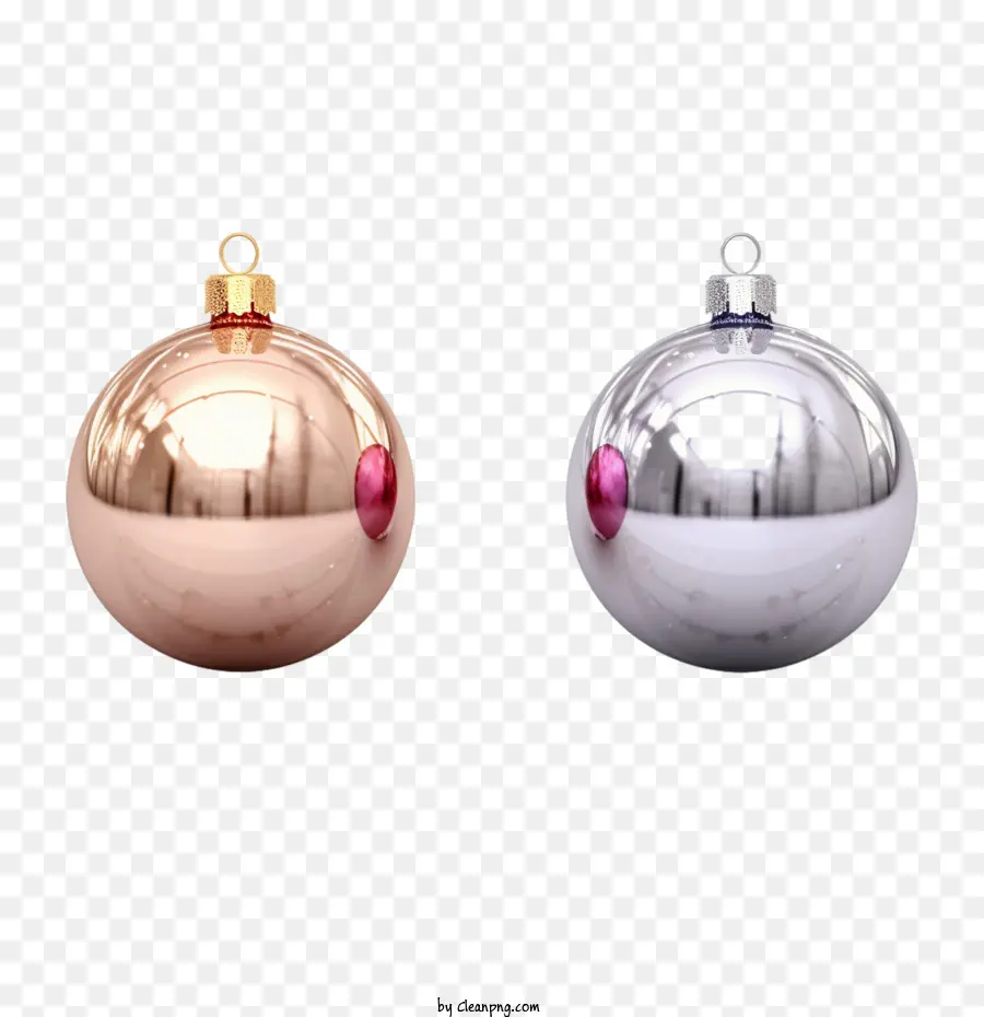 Bolas De Navidad，Adornos Navideños PNG