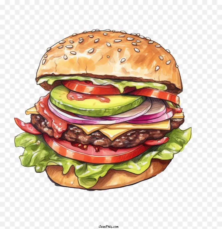 Hamburgo，La Carne PNG