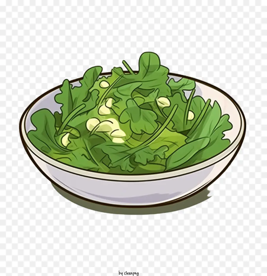 Ensalada，Ensalada Verde PNG