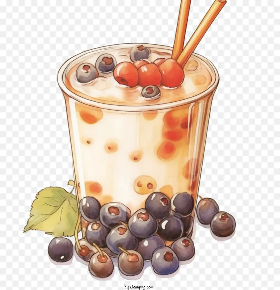 Burbuja Té Con Leche，Té Con Leche PNG