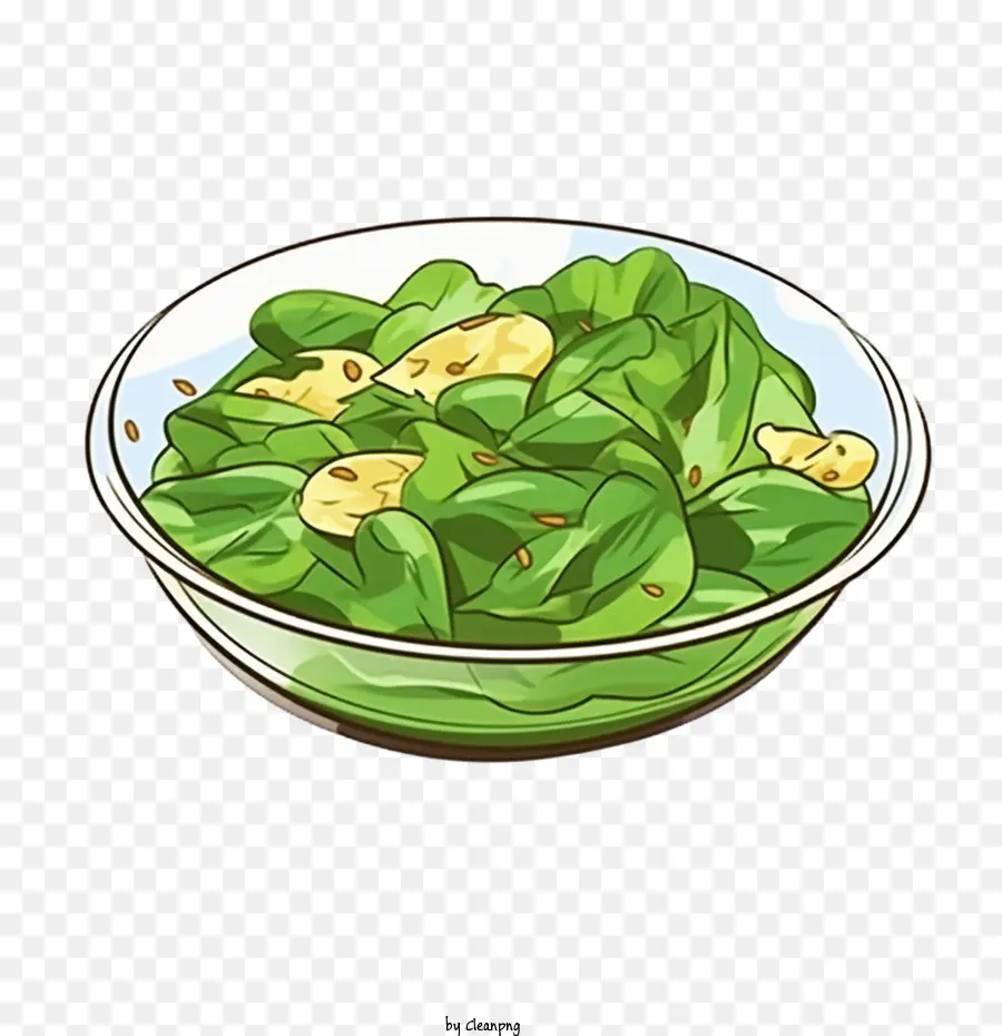 Ensalada，Ensalada Verde PNG