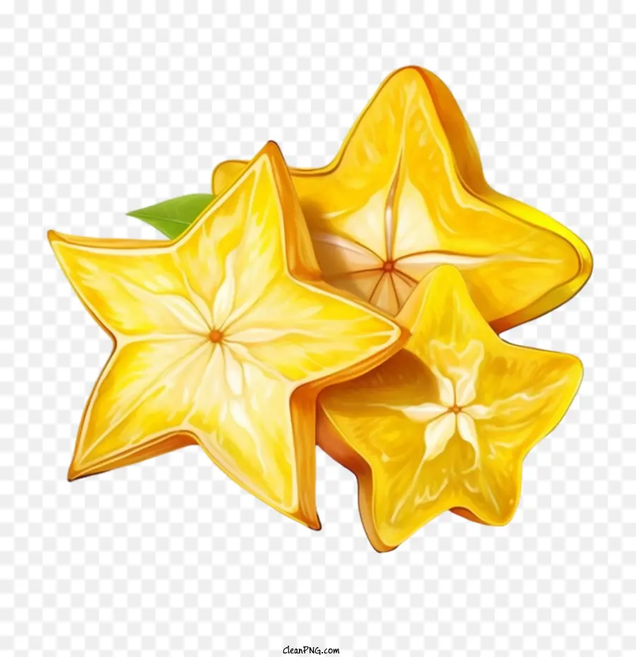 Carambola，Amarillo PNG