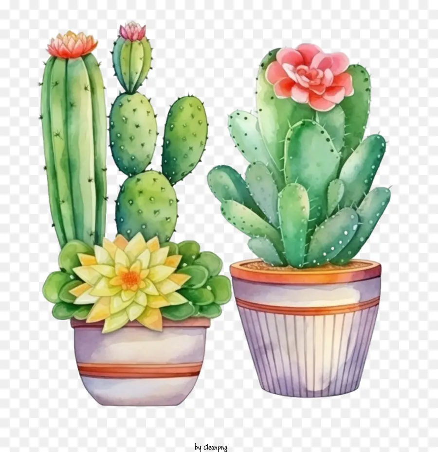 Cactus，Las Plantas Suculentas PNG