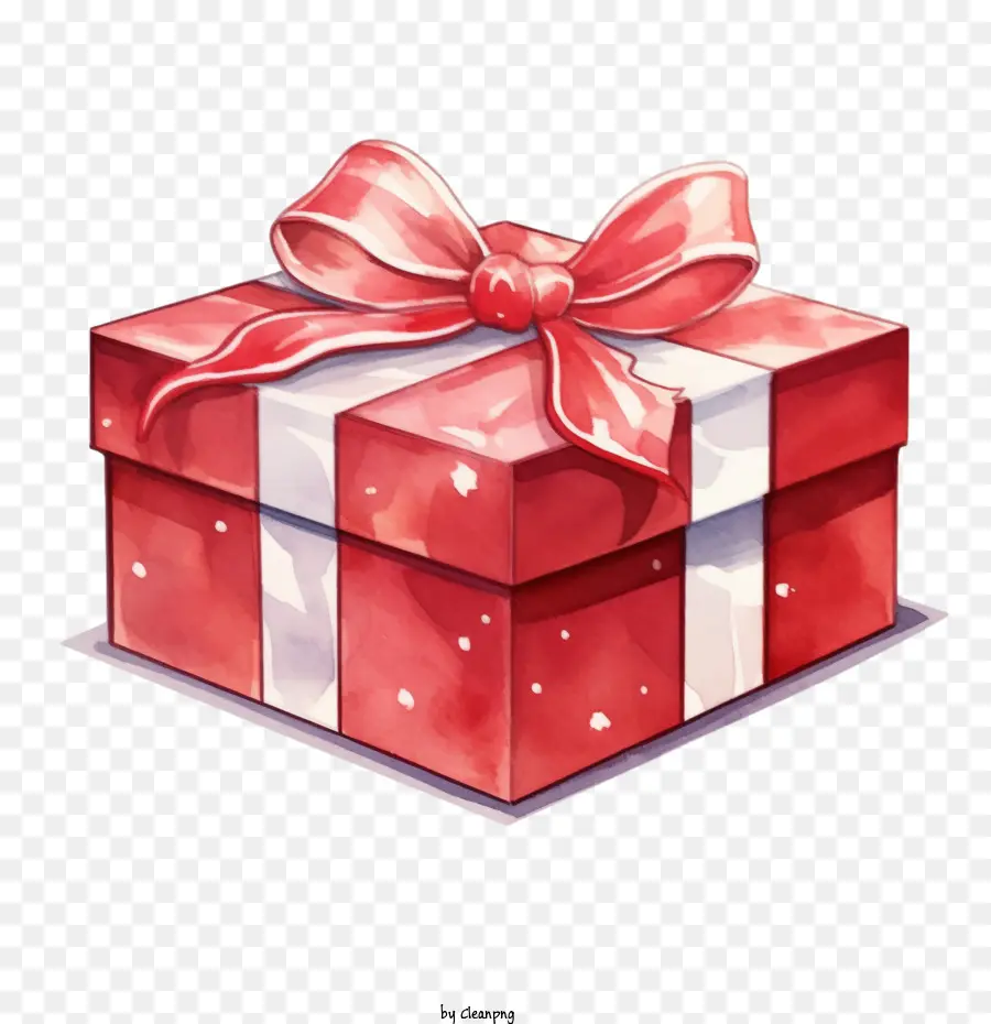 Caja De Regalo Roja，Caja De Regalo PNG