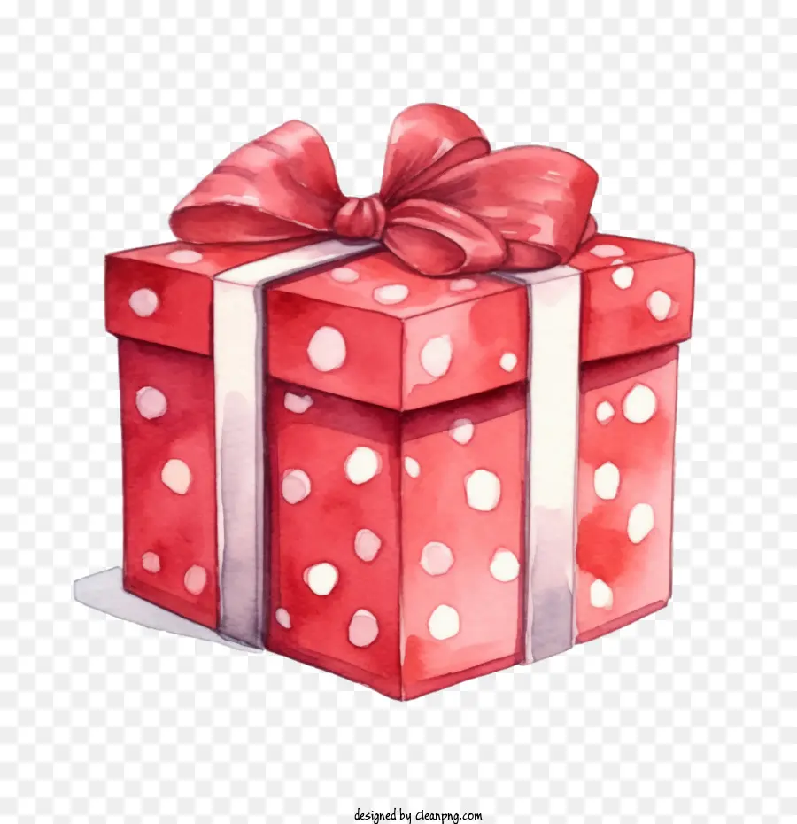 Rojo De La Caja De Regalo，Caja De Regalo PNG