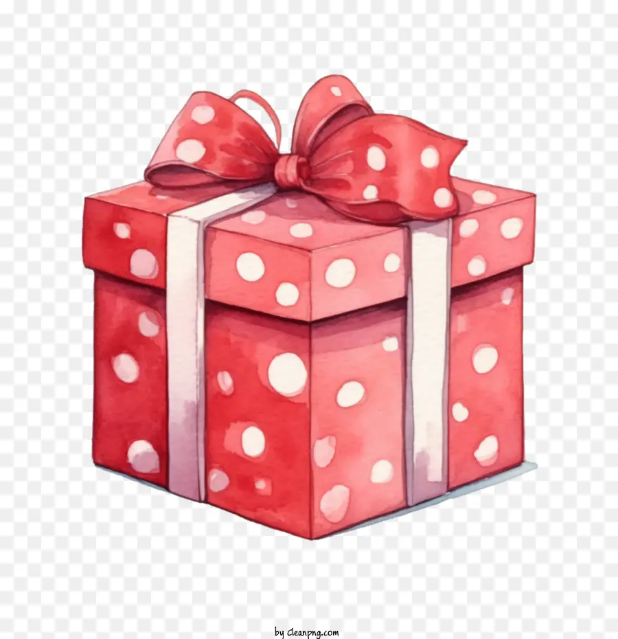 Rojo De La Caja De Regalo，Caja De Regalo PNG