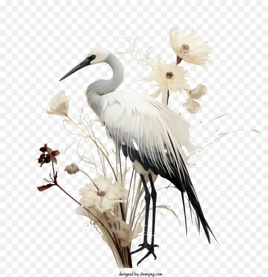 Flor De La Grúa，Heron PNG
