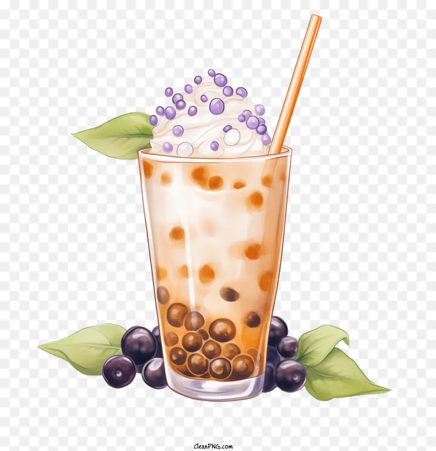 Burbuja Té Con Leche，Té Con Leche PNG