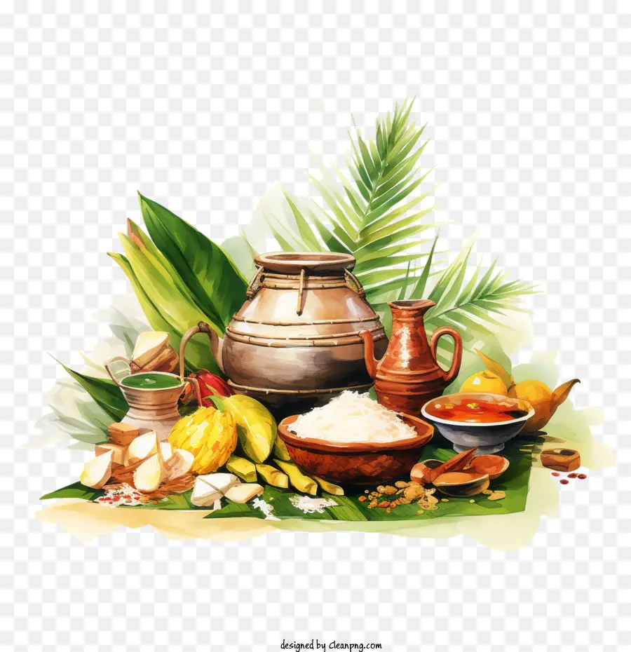 Pongal，La Comida PNG