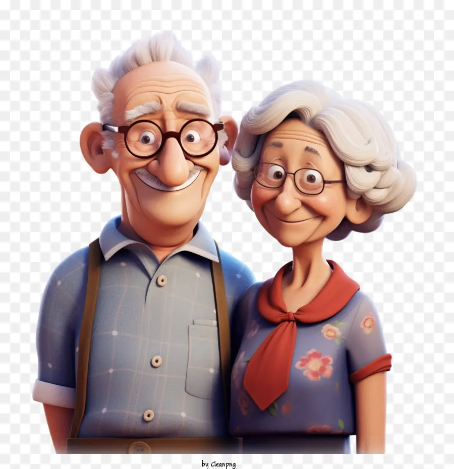 Día Internacional De Personas Mayores，Pareja De Ancianos PNG