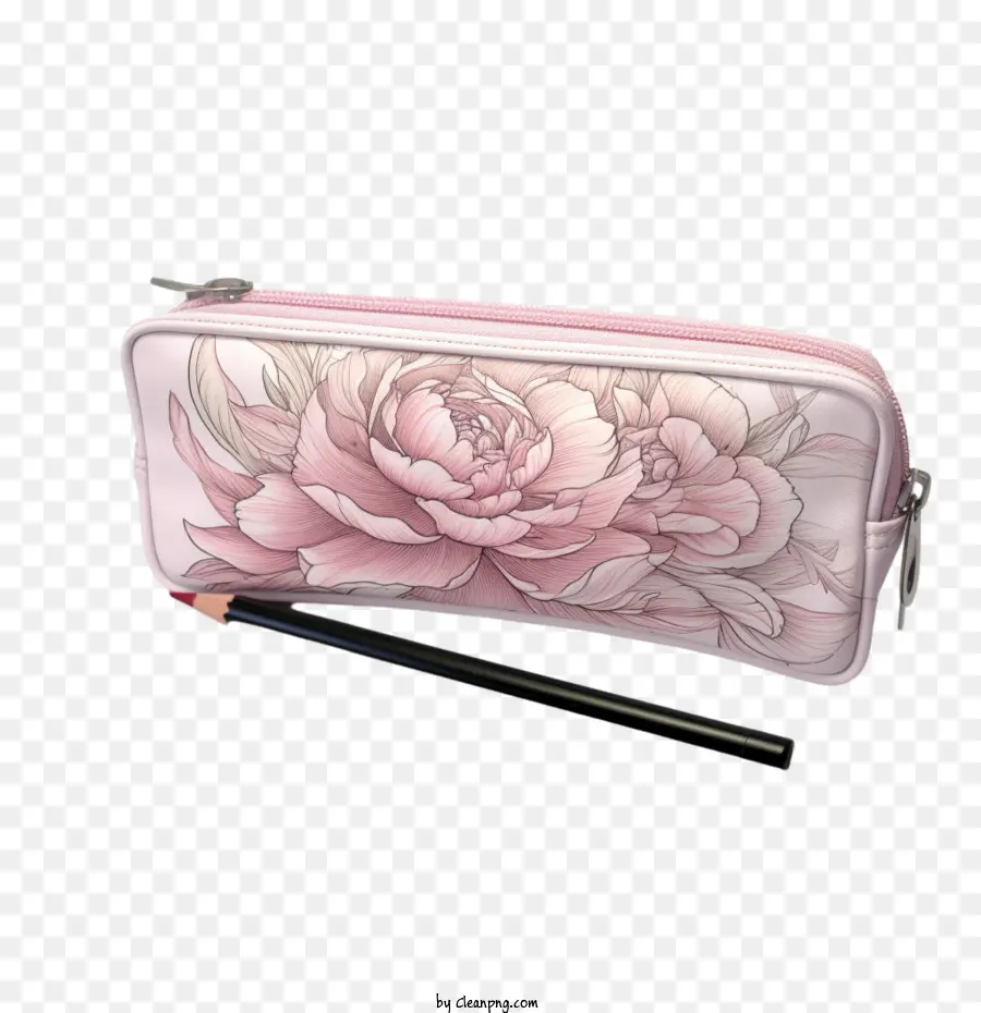 Estuche De Lápices，Estuche De Lápices Florales PNG