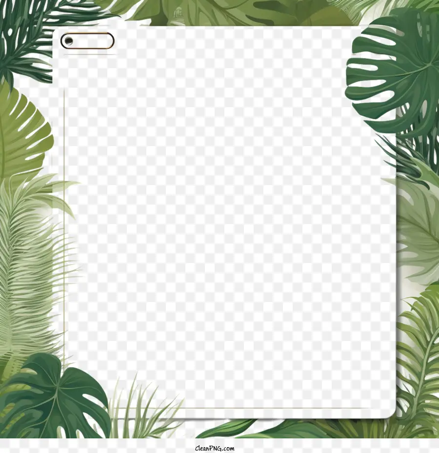 Plantilla De Notas，Selva PNG