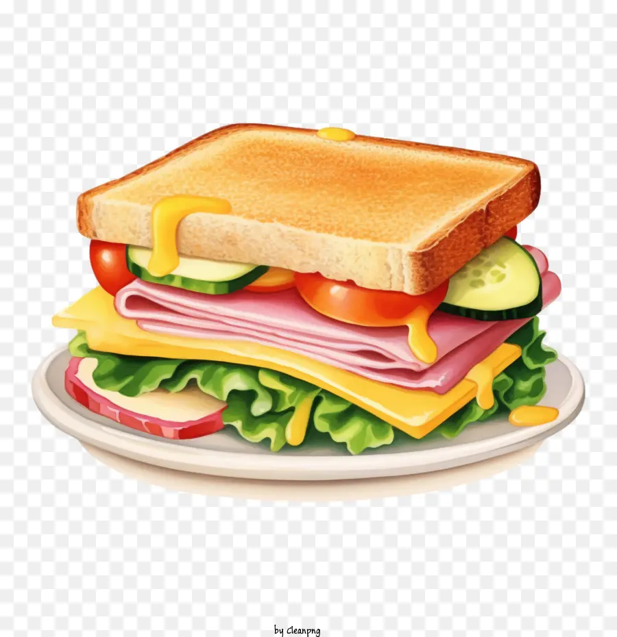 Sándwich，Pan PNG