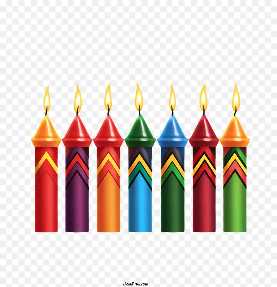 Kwanzaa，Velas PNG