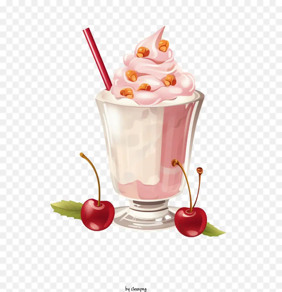 Batido，Postre De Cereza PNG