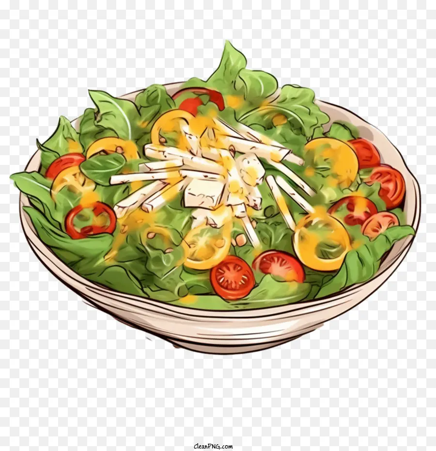 Ensalada，Ensalada De Verduras PNG