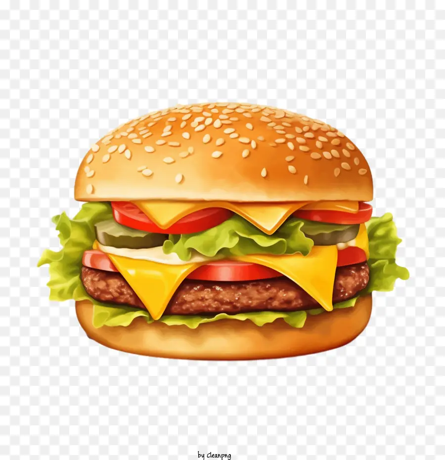 Hamburgo，Hamburguesa Con Queso PNG