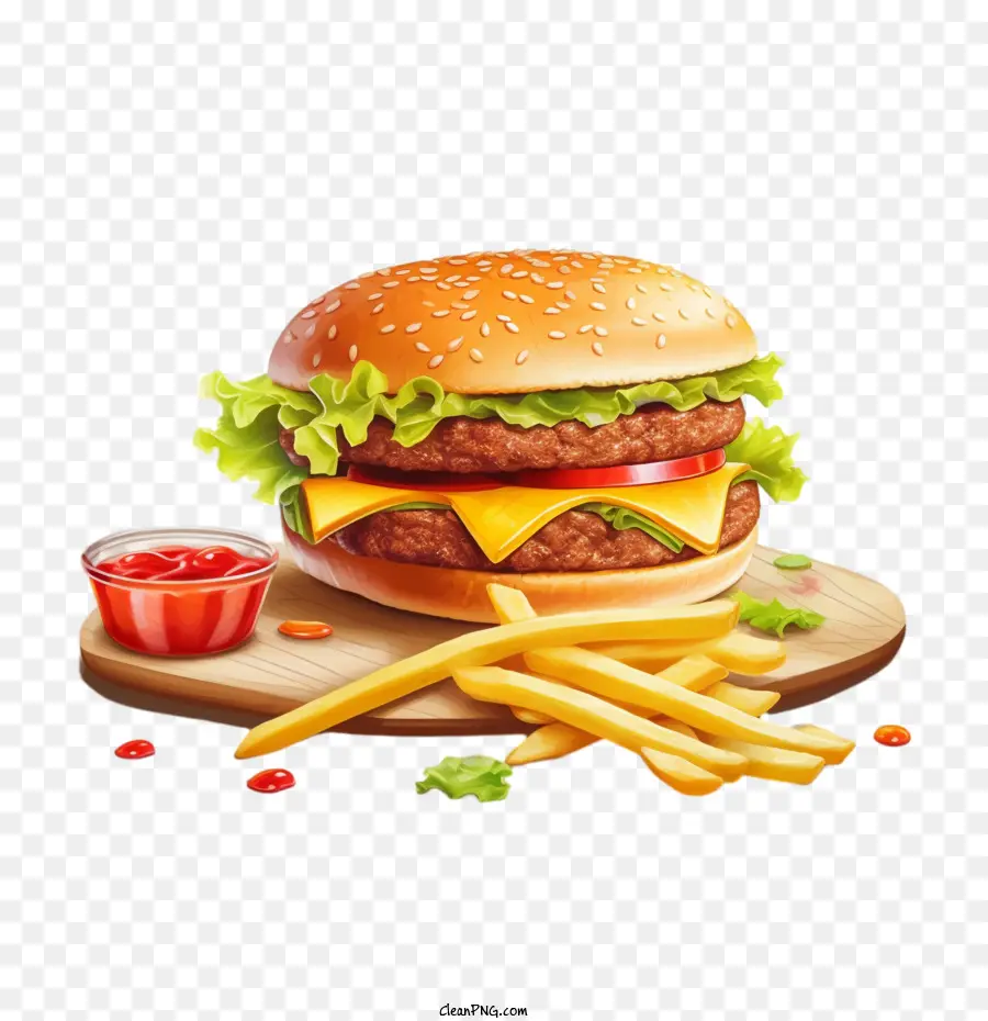 Hamburgo，Las Papas Fritas PNG