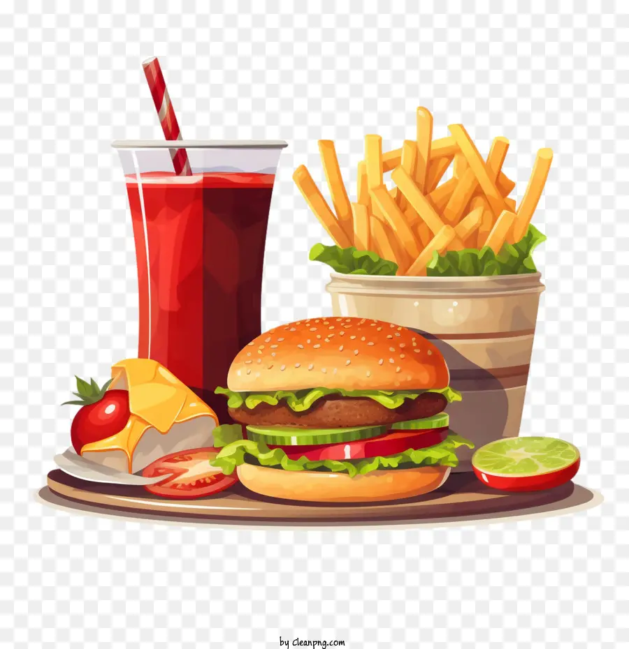 Hamburgo，Las Papas Fritas PNG