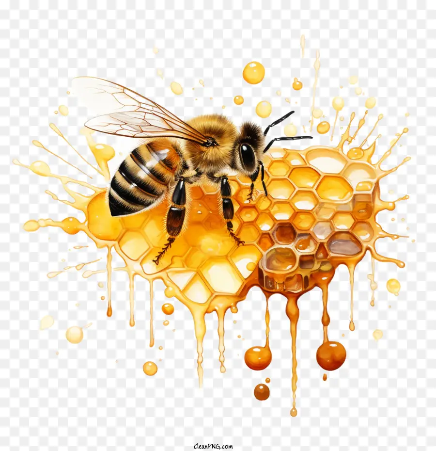 Día Mundial De Abejas De Miel，Abeja PNG