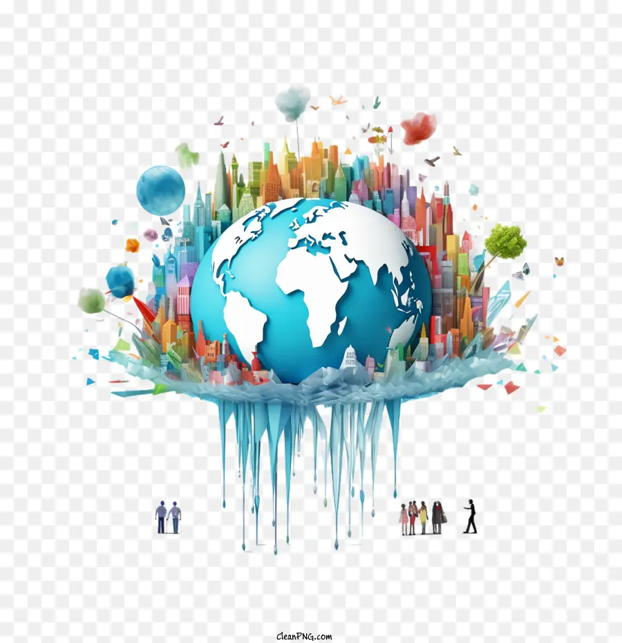 Día Mundial Humanitario，Globo Terráqueo PNG