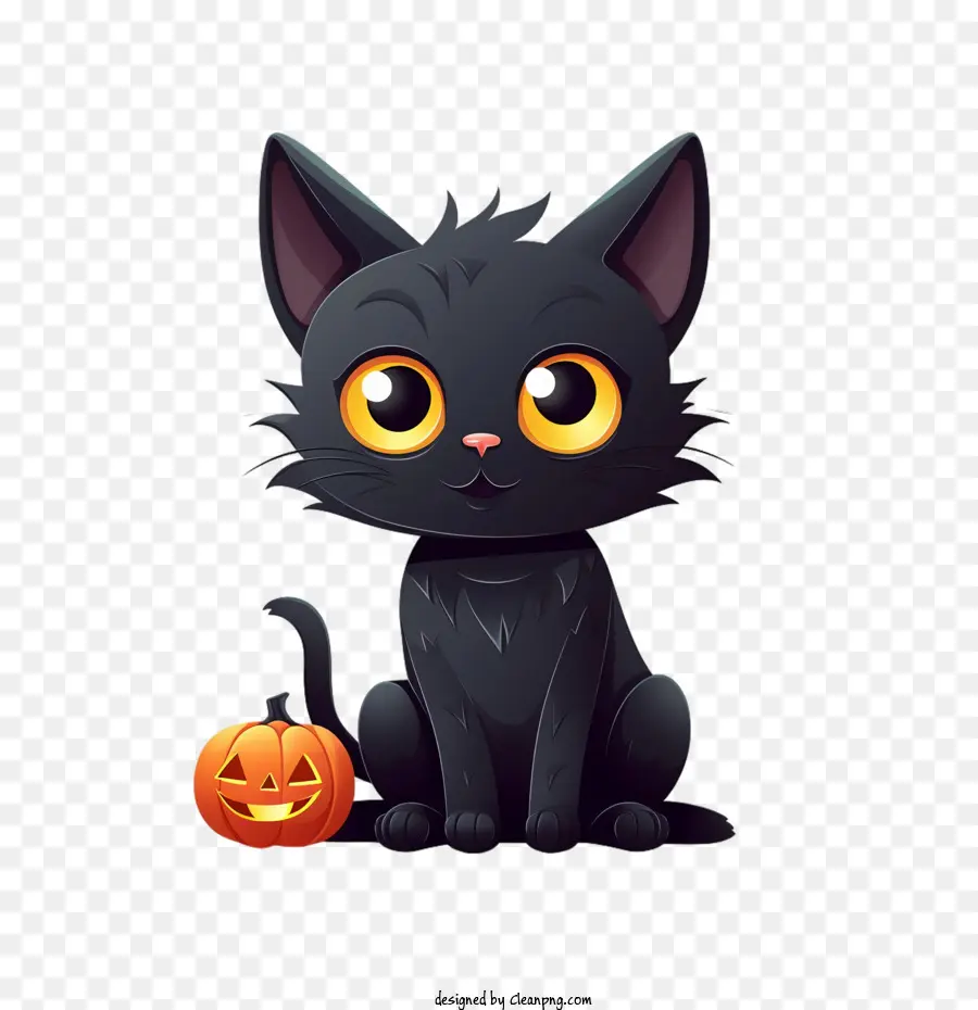Gato Negro，Lindo PNG
