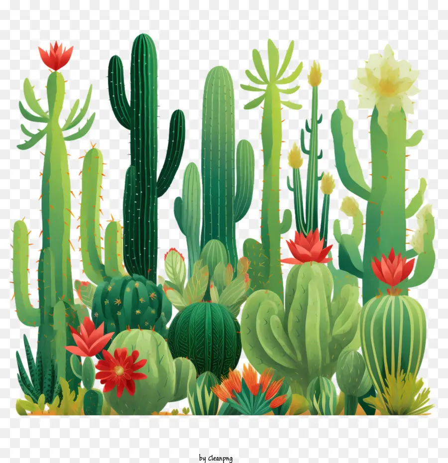 Cactus，Las Plantas PNG