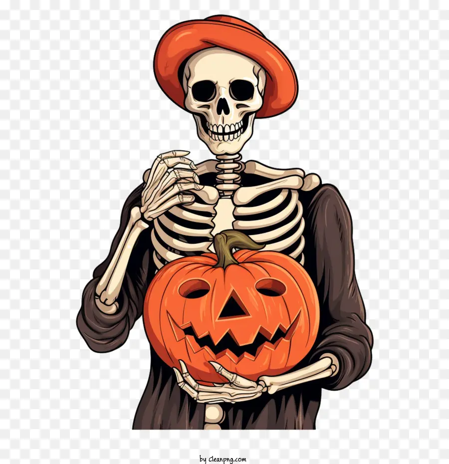 Halloween Esqueleto， PNG