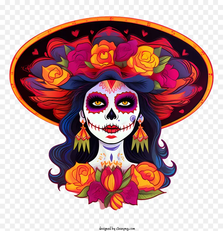 Día De Los Muertos，Dia De Los Muertos PNG