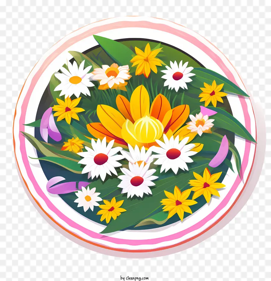 Onam，Flores Coloridas PNG