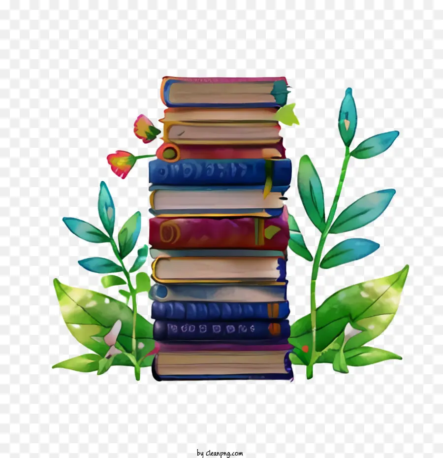Libros，Las Plantas PNG
