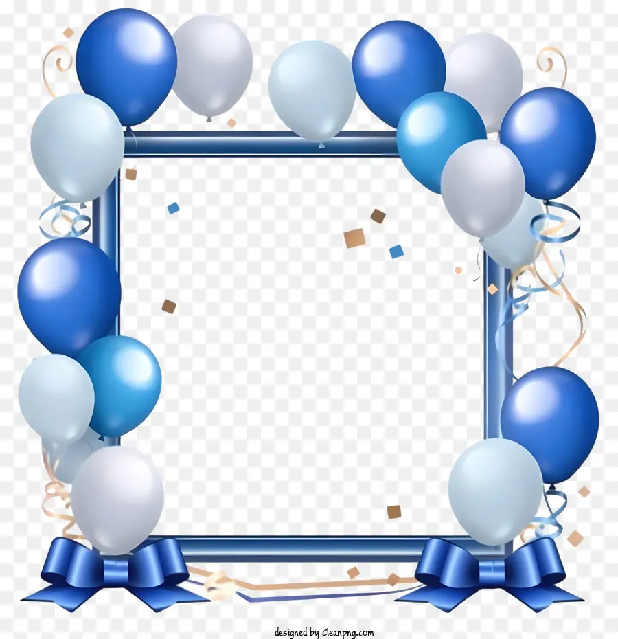 Marco De Cumpleaños，Globos PNG