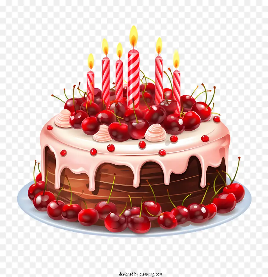 Pastel De Cumpleaños，Pastel De Chocolate PNG