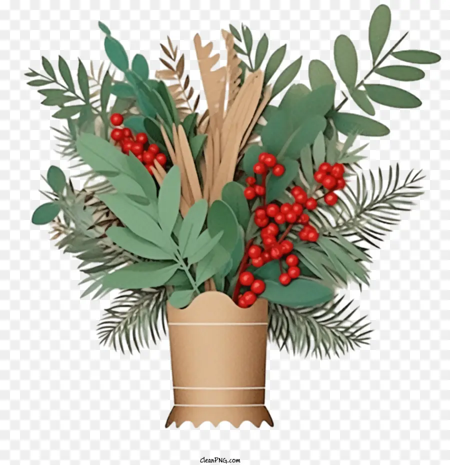 Artesanía De Navidad，La Navidad Ramo PNG