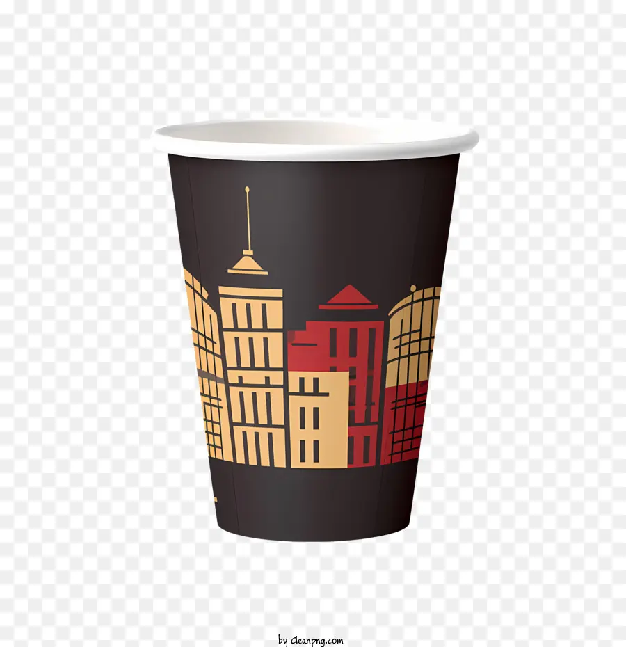 Vaso De Papel，Paisaje Urbano PNG