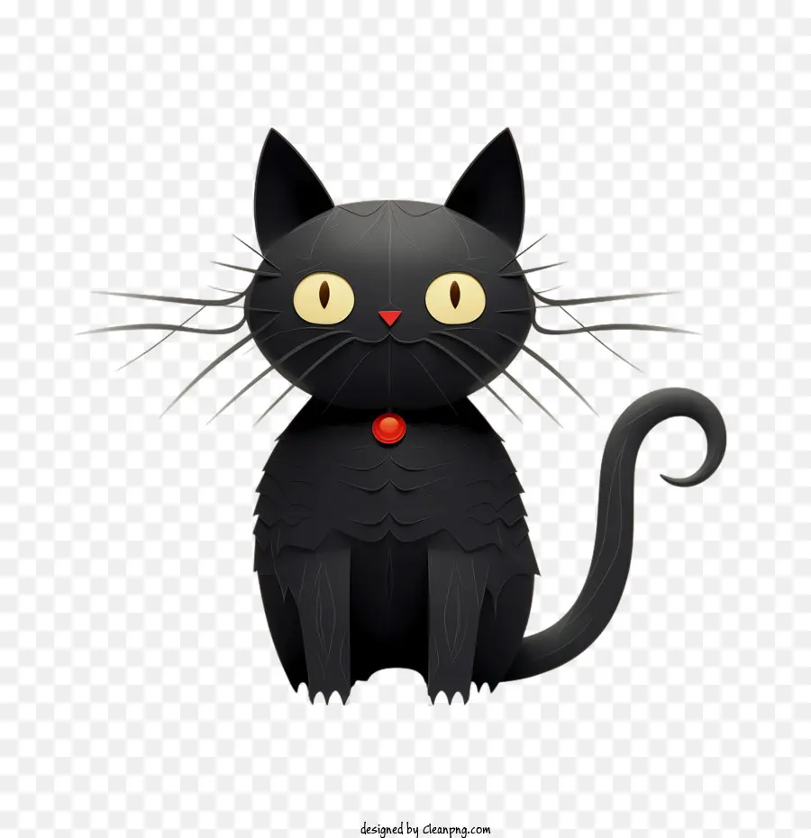 Halloween，Gato Negro PNG