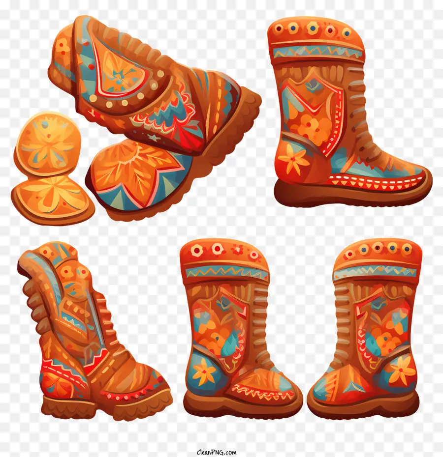 Galletas De Navidad，Zapatos PNG