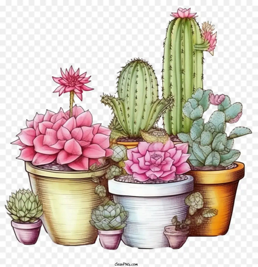 Suculento，Cactus PNG