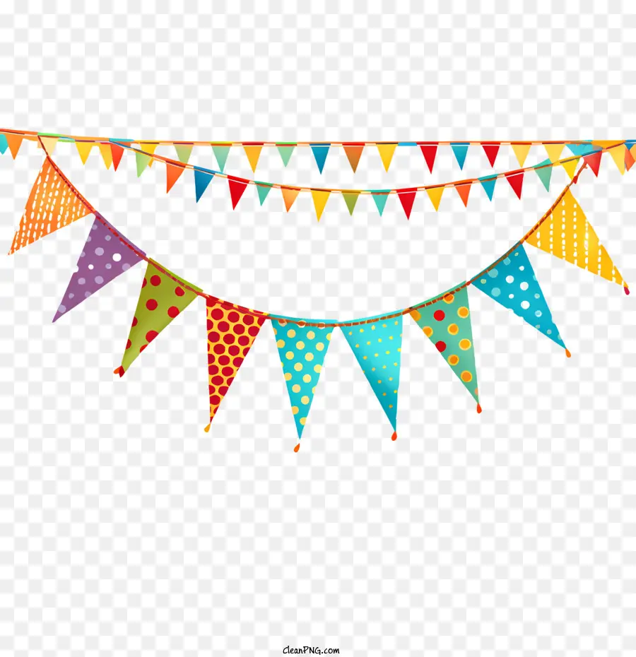 Banderines De La Fiesta，Banners PNG