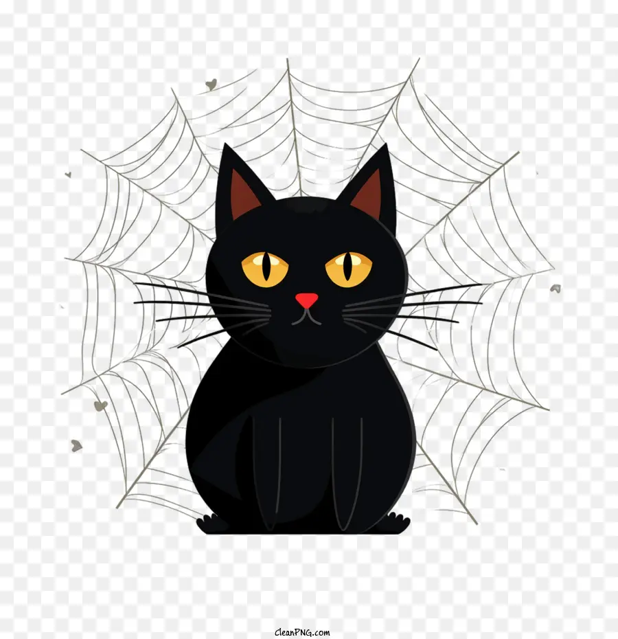Halloween，Gato Negro PNG