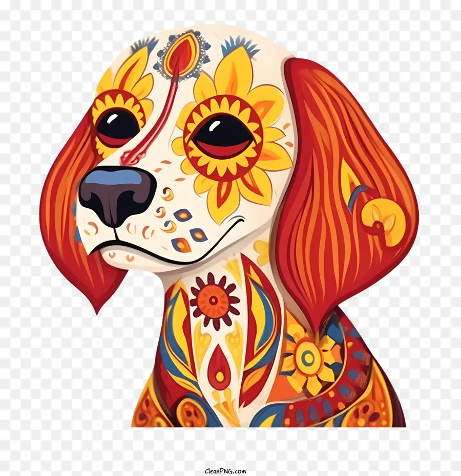 Día De Los Muertos，Perro Decorativo PNG