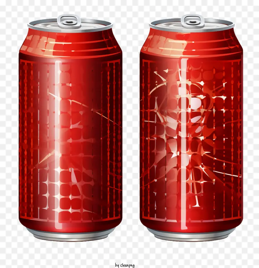 Lata De Cola，Latas De Refresco Rojas PNG