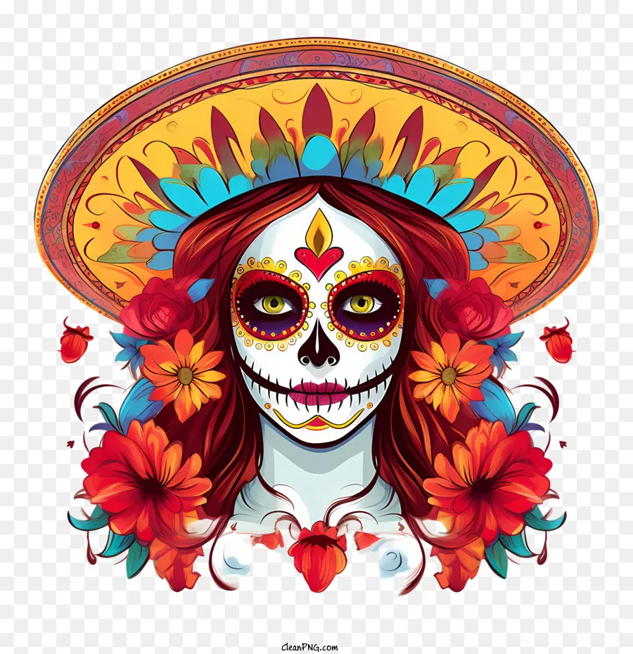 Dia De Los Muertos，Día De Los Muertos PNG