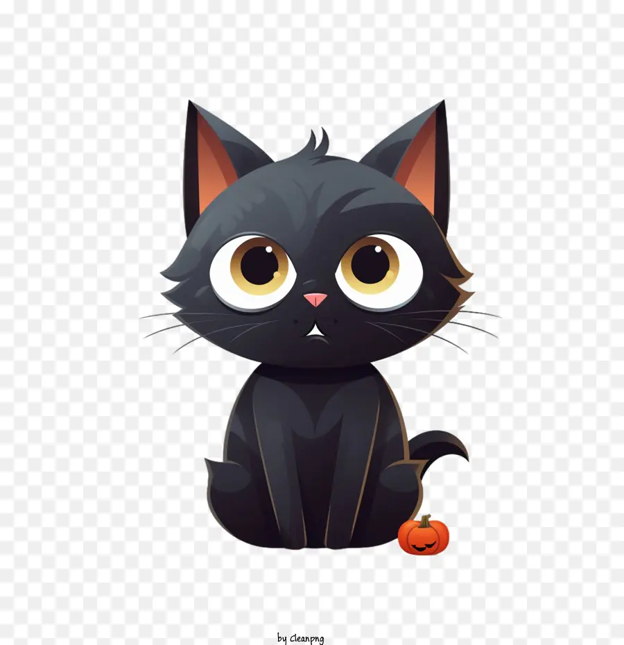 Halloween，Gato Negro PNG